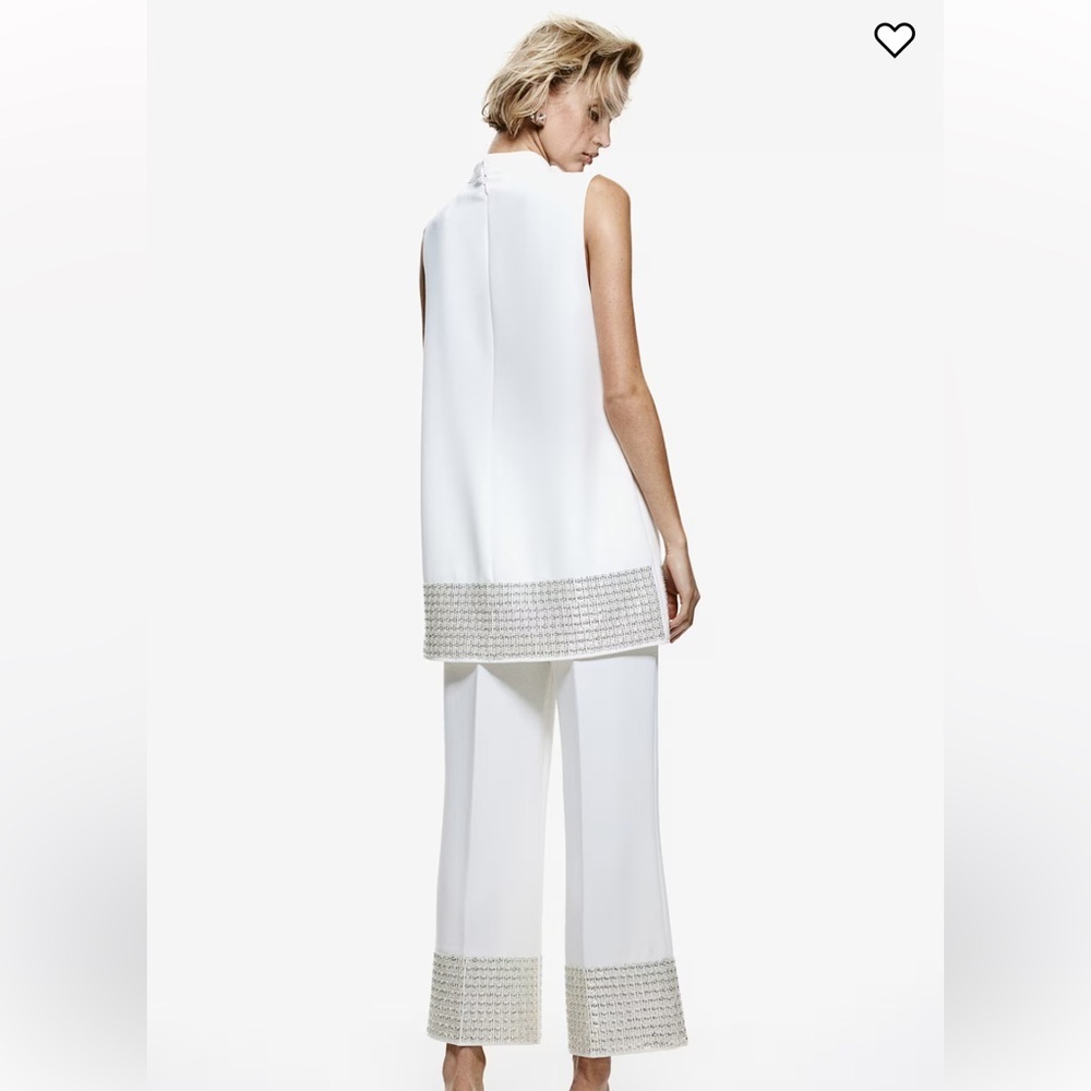 New H&M Bead-Embellished Top